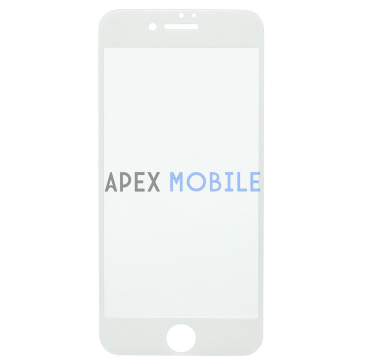 Защитное стекло для iPhone 7/8/SE (2020) (полное покрытие, стандарт) белое