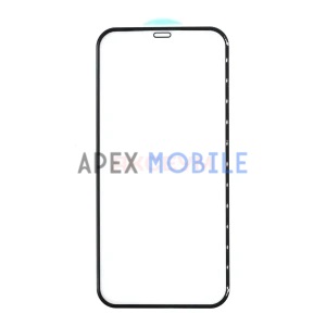 Защитное стекло для iPhone 12/12 Pro (полное покрытие, стандарт) черное