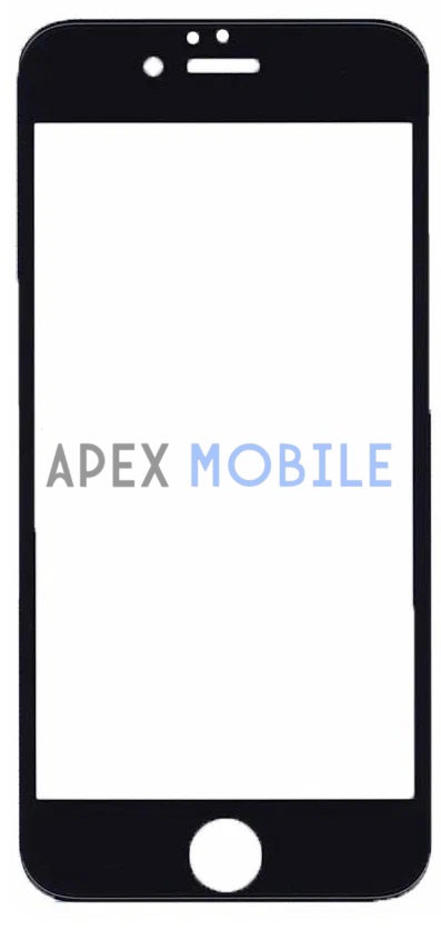Защитное стекло для iPhone 6 Plus/6S Plus (матовое, черное)