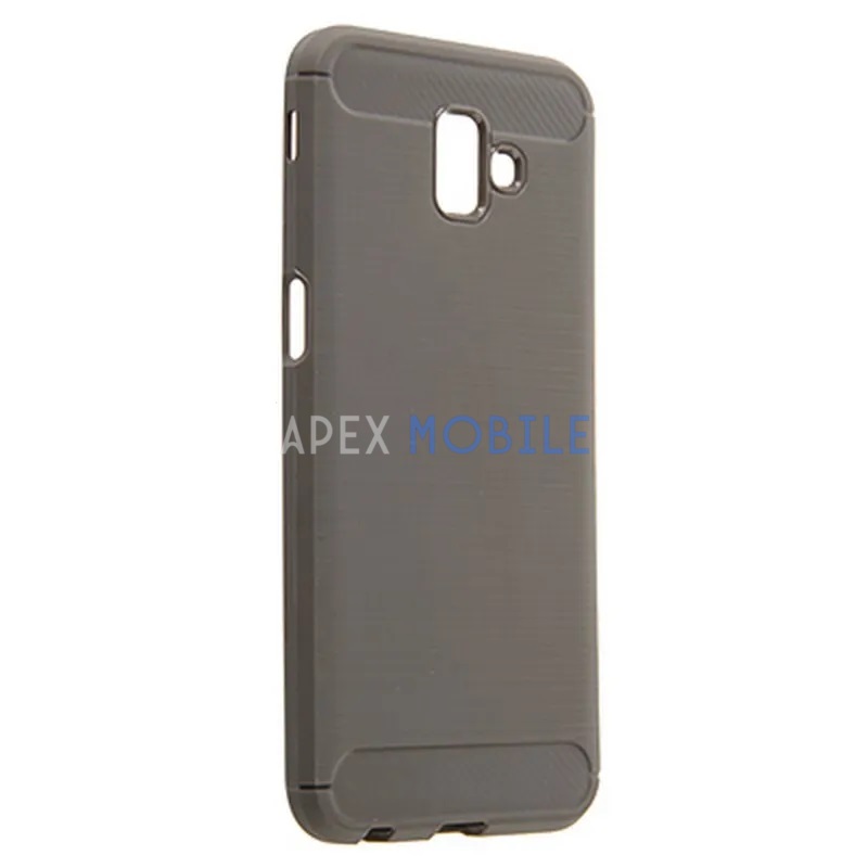 Чехол накладка Carbon 360 для Samsung Galaxy J6+ 2018/J610F (серый)