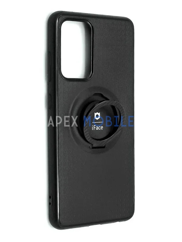 Чехол накладка iFace для Samsung Galaxy A52/A525F с металлической пластиной с кольцом