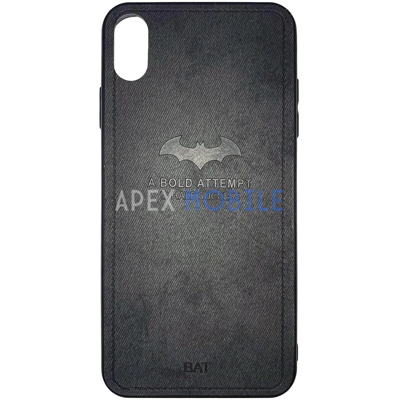 Чехол накладка BAT для iPhone X/Xs (черный)