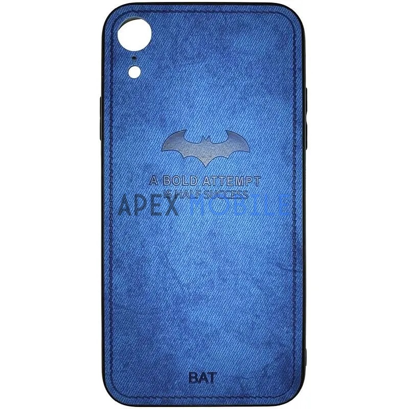 Чехол накладка BAT для iPhone XR (синий)
