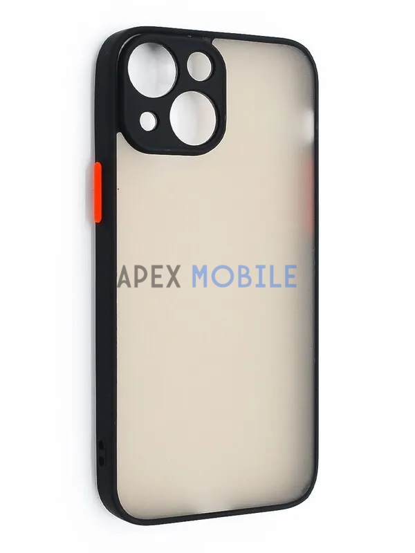 Чехол накладка с защищенной камерой для iPhone 13 Mini (черный)