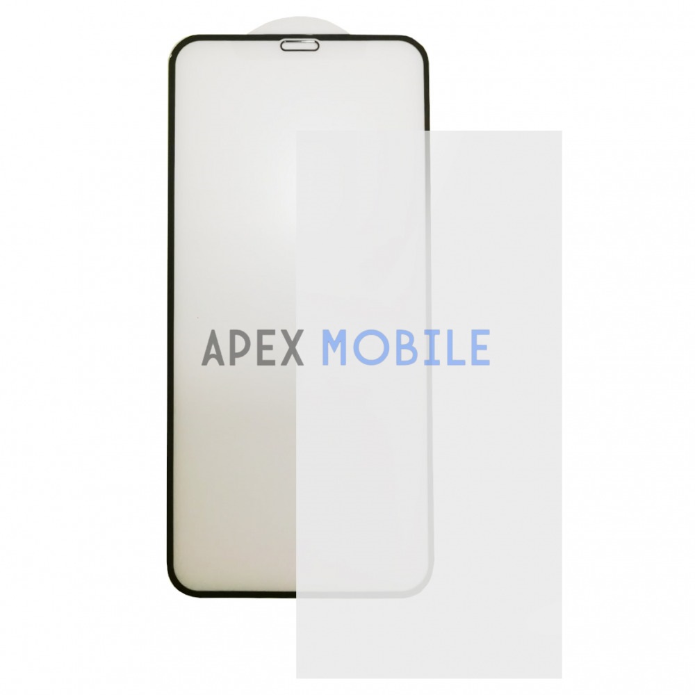 Защитное стекло для iPhone 12 Pro Max (полное покрытие, матовое) черное