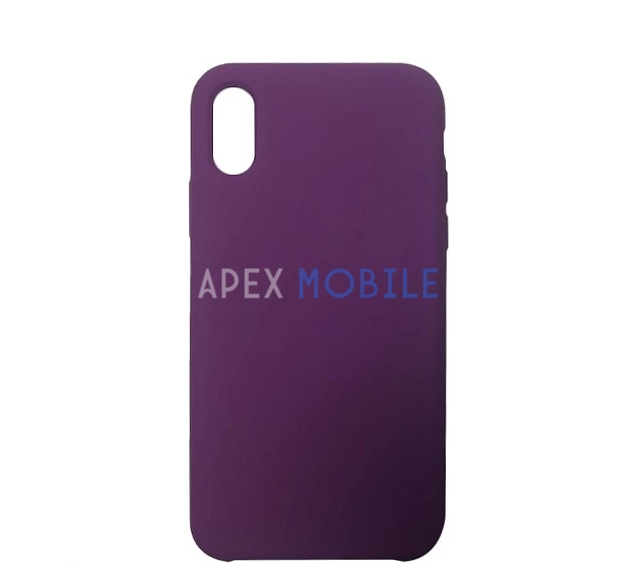 Чехол Silicone Case для iPhone XR (орхидея)