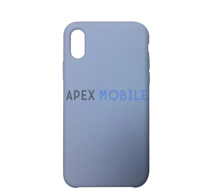 Чехол Silicone Case для iPhone XS MAX (васильковый)