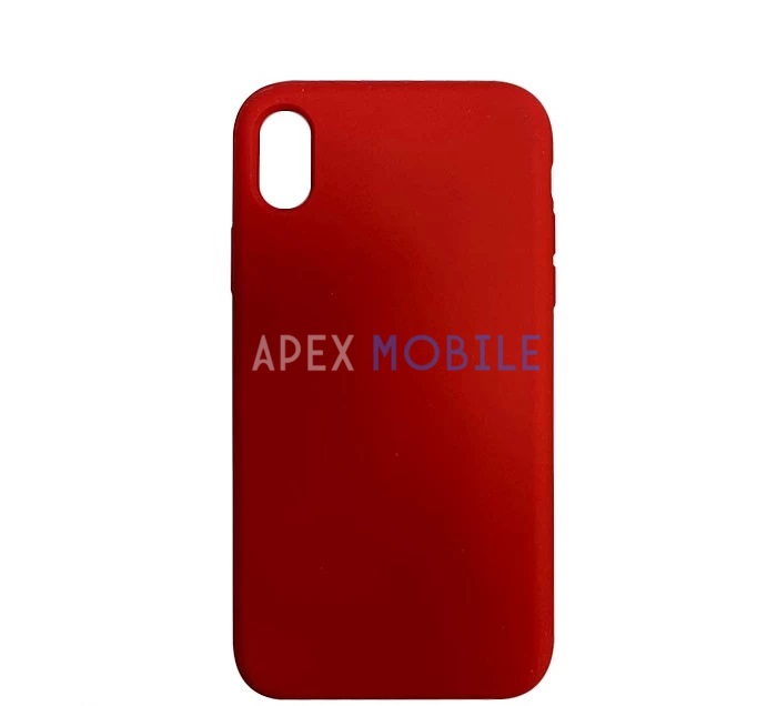 Чехол Silicone Case для iPhone XS MAX (красный)