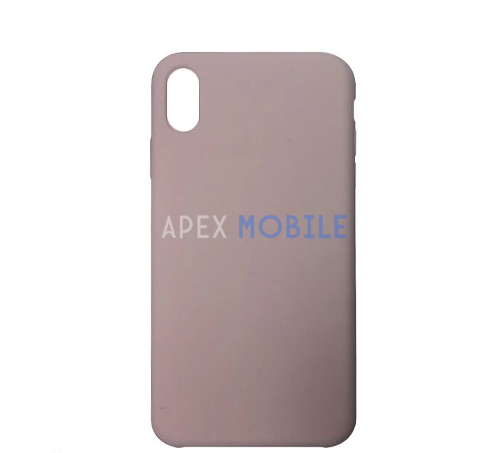 Чехол Silicone Case для iPhone XS MAX (пудра)
