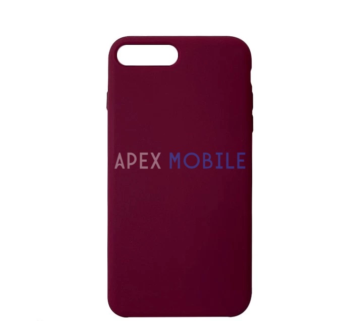 Чехол Silicone Case для iPhone 6 Plus / 6S Plus (бордовый)
