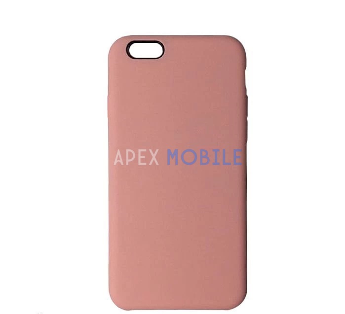 Чехол Silicone Case для iPhone 6 Plus / 6S Plus (светло-розовый)