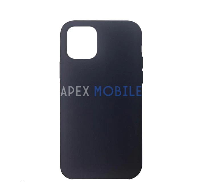 Чехол Silicone Case для iPhone 12 PRO MAX (синий кобальт) закрытый низ