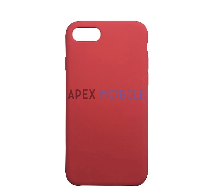 Чехол Silicone Case для iPhone 7 / 8 (малиновый)