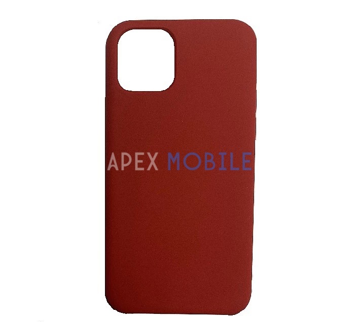 Чехол Silicone Case для iPhone 11 PRO (тёмно-красный)