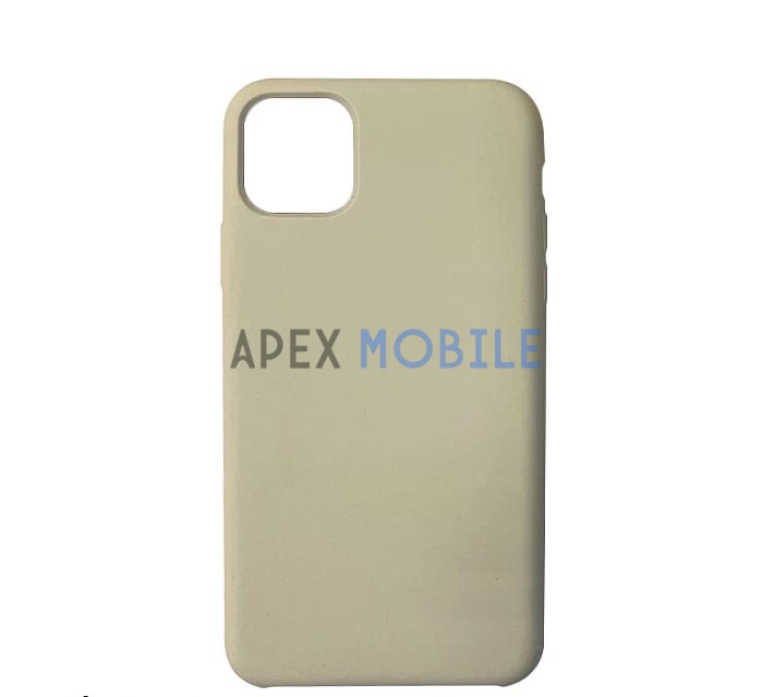 Чехол Silicone Case для iPhone 11 PRO MAX (кремовый)